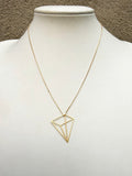 Pyramid Necklace (metal options)