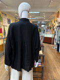Linen Oversized Button Down Top (color options)