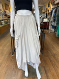 Linen Flowy Maxi Skirt (color options)