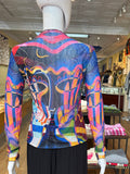 All Around Artsy LS Mesh Top #20
