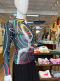 All Around Artsy LS Mesh Top #18