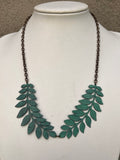 Leafy Collar Necklace (metal options)