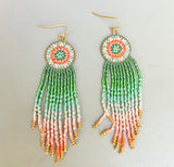 Mandala Fringe Earrings