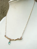 Apatite Aspen Twig Necklace