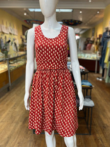 Asheville Red Floral Dress