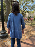 Blue Amy Blouse