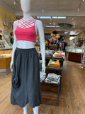 Linen Pouch Pocket Skirt (color options)