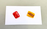Mismatched Glass Stud Earrings (multiple options)