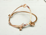 Spine + Shell Circle Cuff