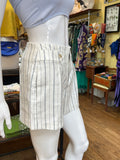 Sloan Tab Short, Savoy Navy Stripe