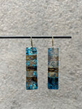 OOAK Patina Bar Earrings (multiple options)