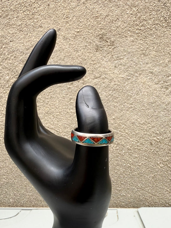 Vintage Turquoise + Coral Band