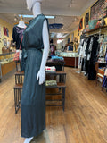 Green Satin Jumpsuit