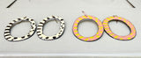 Hoop Enamel Earrings (multiple options)