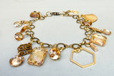 Vintage Elements Swarovski Crystal Charm Bracelets (multiple options)