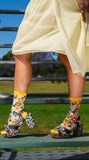 Tweety Floral Sheer Socks