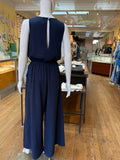 Navy Wide Leg Jumpsuit