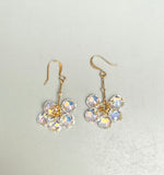 Swarovski AB Crystal Bunch Earrings