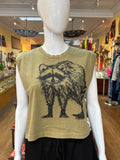 Raccoon Heavyweight Muscle Tee