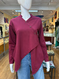 Mandarin Asymmetrical Top (color options)