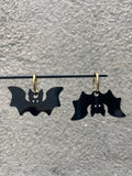 Bat Hoop Earrings