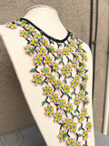 Cascading Flower Bead Necklace