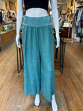 Linen Button Pocket Pants (color options)