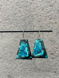 OOAK Patina Trapezoid Earrings (multiple options)