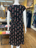 Vintage Style Pleat Dress