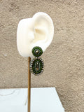 Medallion Drop Earrings