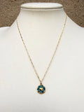 Paint + Heart Necklace (color + length options)