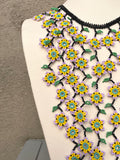 Cascading Flower Bead Necklace