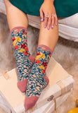 Tapestry Vines Sheer Socks
