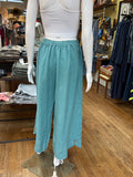 The Linen Button Hem Pants (color options)