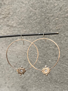 Evil Eye Hoops