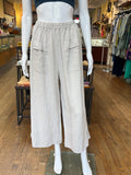 Linen Button Hem Pants (color options) (Copy)