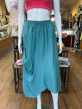 Linen Pouch Pocket Skirt (color options)