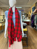 Red Plaid Scarf
