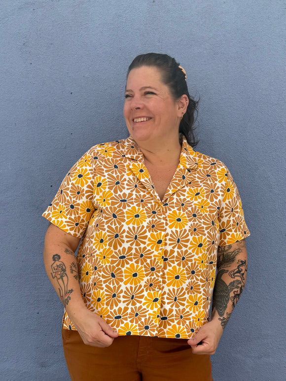 Sunny Floral Camp Shirt