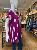 Raspberry Kiana Blouse
