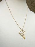 Pyramid Necklace (metal options)