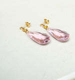 Swarovski Pink Crystal Post Earrings
