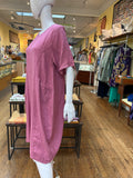 Linen Side Striped Dress (color options)