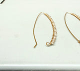 Zircon Threader Earrings
