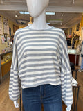 French Terry Striped Top (color options)