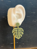 Monstera Leaf Dangles (color options)