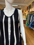 Black + White Shift Dress