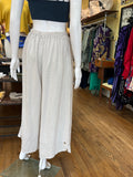 Linen Button Hem Pants (color options) (Copy)