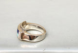 Vintage Multi Stone Inlay Ring