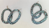 Hoop Enamel Earrings (multiple options)